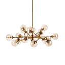 Mercana Rudyard 50.5" x 50.5" x 16" Glass Chandelier