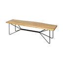 Mercana Papillion 66" x 16" x 18" Solid Wood Bench
