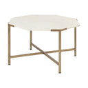 Mercana Vincent 32.8" x 32.8" x 17" Stone Coffee Table