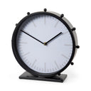 Mercana Marian 11" x 3.1" x 11" Metal Table Clock