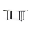 Mercana Tanner 71" x 35" x 30" Metal Dining Table