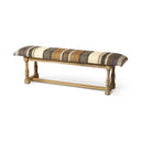 Mercana Greenfield 59" x 14.3" x 19" Solid Wood Bench