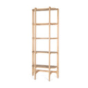 Mercana Taylin 33" x 14" x 83" Solid Wood Wall Shelf