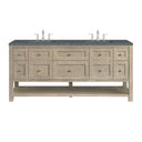 Whitewashed Oak / Parisien Bleu - 3 Faucet Holes