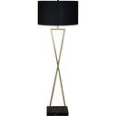 Renwil Marta 61.25" Length Floor Lamp - Brass