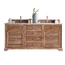 Driftwood / Carrara White - 3 Faucet Holes