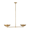 Renwil Wa xlow 64.5" Height Ceiling Fixture - Plated Dark Antique Brushed Brass
