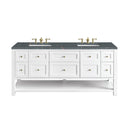 Bright White / Parisien Bleu - 3 Faucet Holes