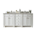 Bright White / Victorian Silver - 3 Faucet Holes