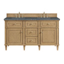 Light Natural Oak / Parisien Bleu - 3 Faucet Holes