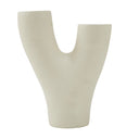 Renwil Wisteria Indoor Ceramic Stoneware Large Vase - Te xtured Beige Semi-Gloss