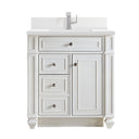 Bright White / White Zeus - 1 Faucet Hole