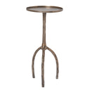 Renwil Dunn Indoor Cast Aluminum Side Table - Antique Brass