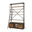 Mercana Brodie 57" x 19.5" x 94" Iron Wall Shelf