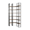 Mercana Turner 36.5" x 36.5" x 90" Solid Wood Wall Shelf
