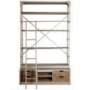 Mercana Brodie 57" x 20.5" x 94" Iron Wall Shelf