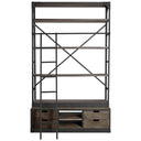 Mercana Brodie 57" x 20.5" x 94" Iron Wall Shelf