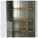 Mercana Pandora 44" x 16" x 74" Iron Display Cabinet