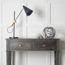 Mercana Fragon 9" x 9" x 26" Metal Table Lamp