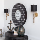 Mercana Sabinal 7" x 6.5" x 18" Fabric Wall Sconce