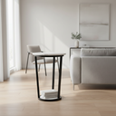 Mercana Bombola 15" x 15" x 21" Metal Side Table