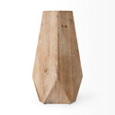 Mercana Allen 10" x 5.5" x 19.3" Solid Wood Vase
