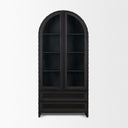 Mercana Gehry 33.3" x 16.3" x 72.3" Iron Display Cabinet