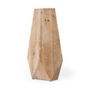 Mercana Allen 10" x 5.5" x 19.3" Solid Wood Vase