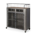 Mercana Udo 16.5" x 35.4" x 40.7" Bar Cart