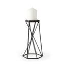 Mercana Sixx 6.1" x 5.3" x 11" Metal Candle Holder