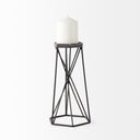 Mercana Sixx 6.1" x 5.3" x 11" Metal Candle Holder