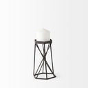 Mercana Sixx 5.3" x 4.7" x 8.1" Metal Candle Holder