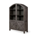 Mercana Barrett 48.5" x 17.3" x 73" Solid Wood Display Cabinet