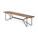 Mercana Papillion 66" x 16" x 17.8" Solid Wood Bench