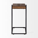 Mercana Maddox 17.1" x 13.5" x 27" Solid Wood Side Table