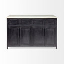 Mercana Fieri 58" x 32" x 36.5" Kitchen Island
