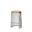 Mercana Seagram 20" x 18.5" x 30.5" Metal Stool