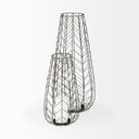 Mercana Petiole 10.8" x 10.8" x 24.2" Metal Candle Holder