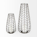 Mercana Petiole 10.8" x 10.8" x 24.2" Metal Candle Holder