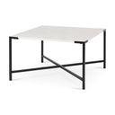 Mercana Lucas 30" x 30" x 17" Metal Coffee Table
