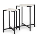 Mercana Lucas 15" x 15" x 24" Metal Side Table