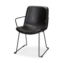 Mercana Sawyer 23.2" x 25.6" x 33.1" Metal Dining Chair