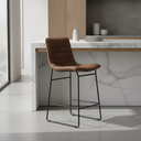 Mercana Meritt 17.3" x 23" x 37" Metal Stool