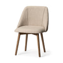 Mercana Ronald 22.5" x 21.5" x 32.3" Solid Wood Dining Chair