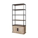 Mercana Braxton 41.5" x 18.5" x 90" Solid Wood Wall Shelf