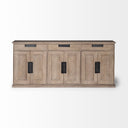 Mercana Braxton 81.5" x 18.5" x 36" Solid Wood Sideboard