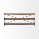 Mercana Trey 80" x 16" x 30" Solid Wood Console Table
