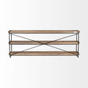 Mercana Trey 80" x 16" x 30" Solid Wood Console Table
