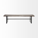 Mercana Ledger 70" x 17" x 18" Solid Wood Bench