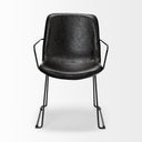 Mercana Sawyer 23.2" x 25.6" x 33.1" Metal Dining Chair